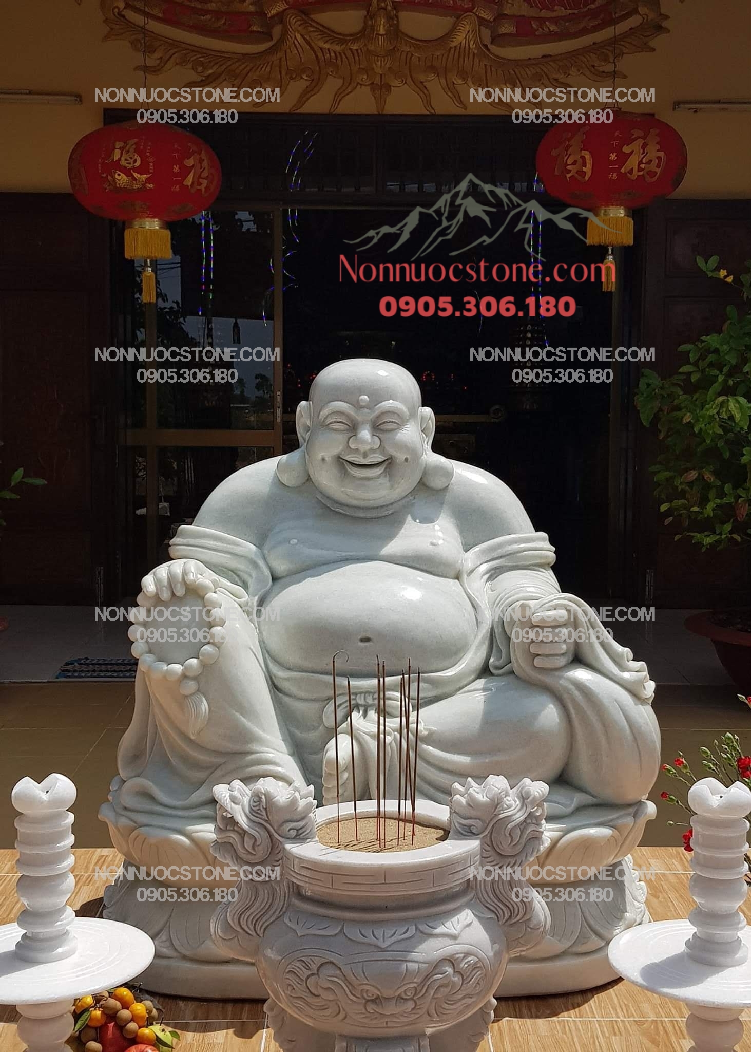 Tượng Phật Di Lặc Bằng Đá 09 1 Tượng Phật Di Lặc Bằng Đá 09
