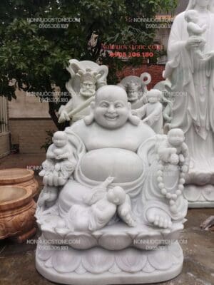 Tượng Phật Di Lặc Lục Tặc Bằng Đá 03