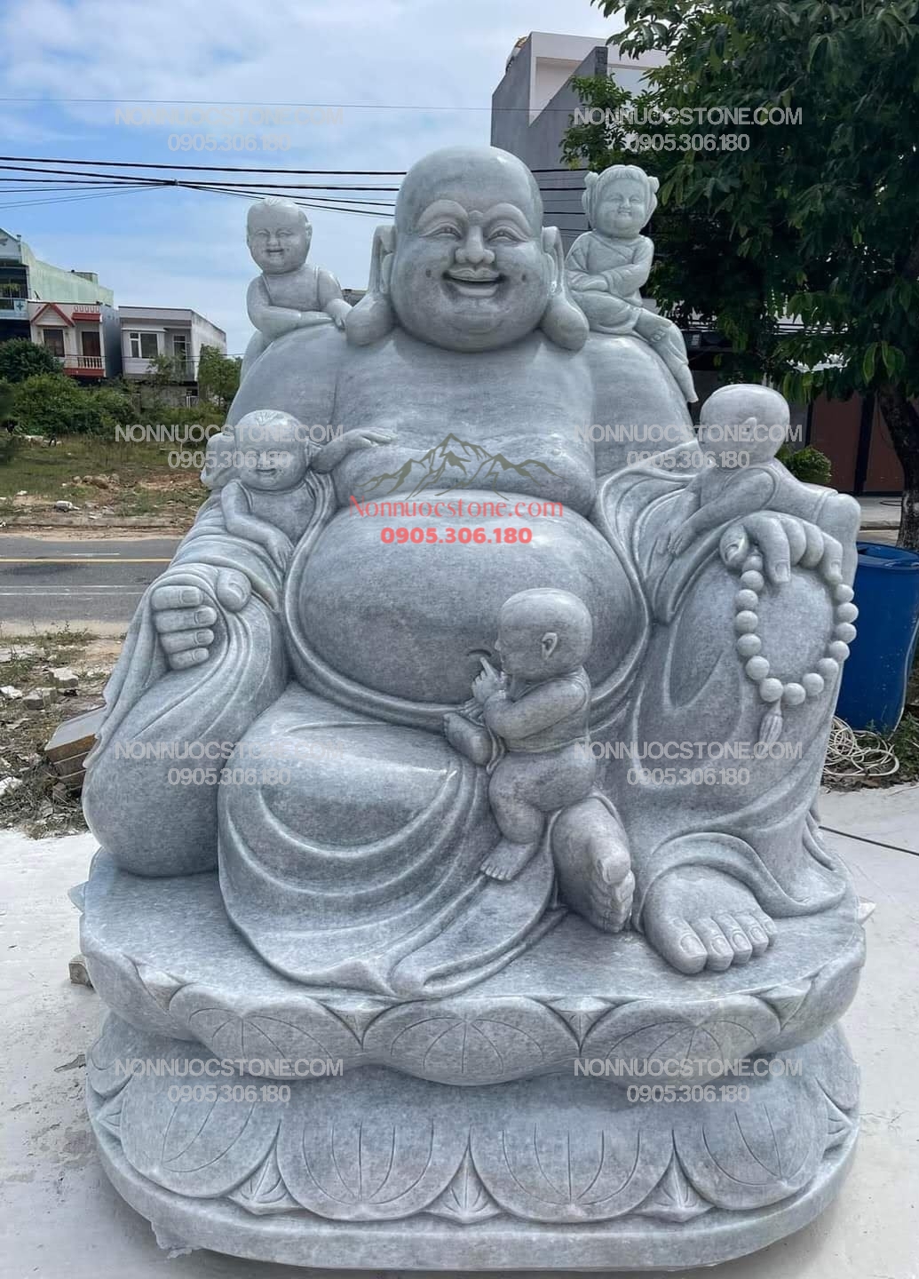 Tượng Phật Di Lặc Lục Tặc Bằng Đá 43 1 Tượng Phật Di Lặc Lục Tặc Bằng Đá 43