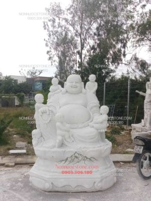 Tượng Phật Di Lặc Lục Tặc Bằng Đá 05