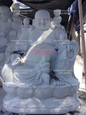 Tượng Phật Di Lặc Lục Tặc Bằng Đá 07