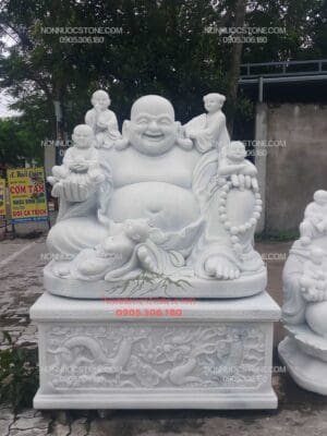 Tượng Phật Di Lặc Lục Tặc Bằng Đá 08