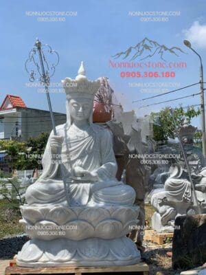 Tượng Phật Địa Tạng Bằng Đá 11