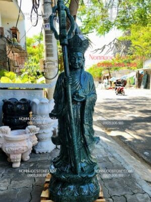 Tượng Phật Địa Tạng Bằng Đá 13