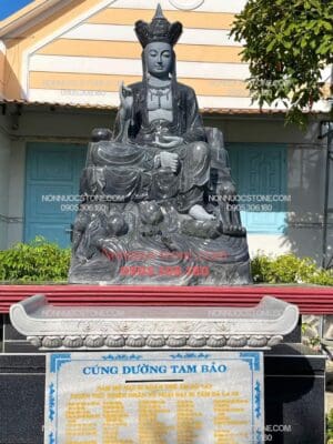 Tượng Phật Địa Tạng Bằng Đá 15