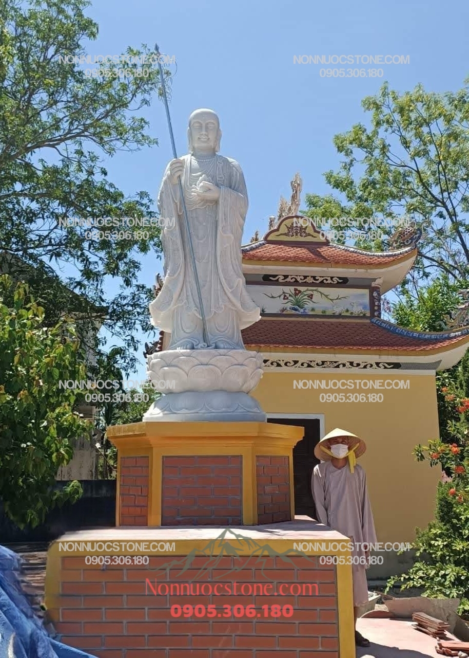 Tượng Phật Địa Tạng Bằng Đá 23 1 Tượng Phật Địa Tạng Bằng Đá 23