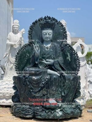 Tượng Phật Địa Tạng Bằng Đá 03