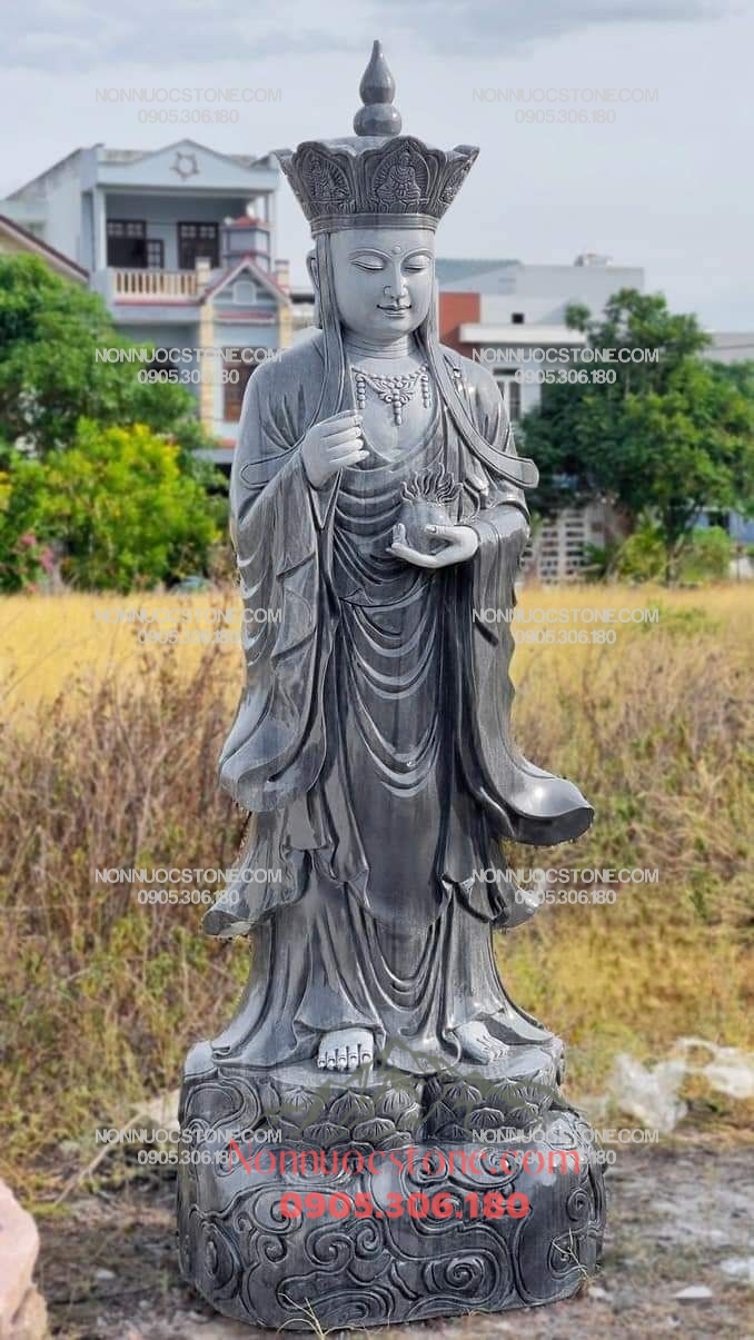 Tượng Phật Địa Tạng Bằng Đá 64 1 Tượng Phật Địa Tạng Bằng Đá 64