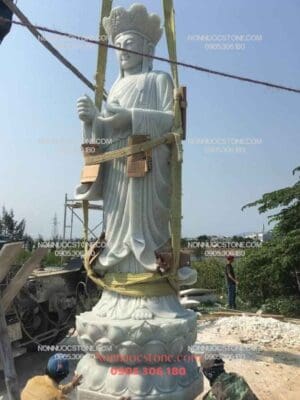 Tượng Phật Địa Tạng Bằng Đá 09