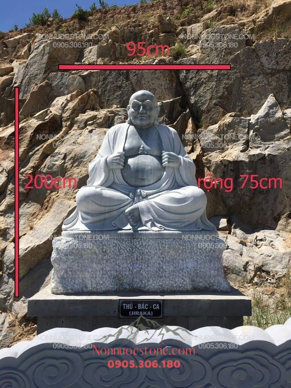 Tượng La Hán Bằng Đá 138 1 Tượng La Hán Bằng Đá 138