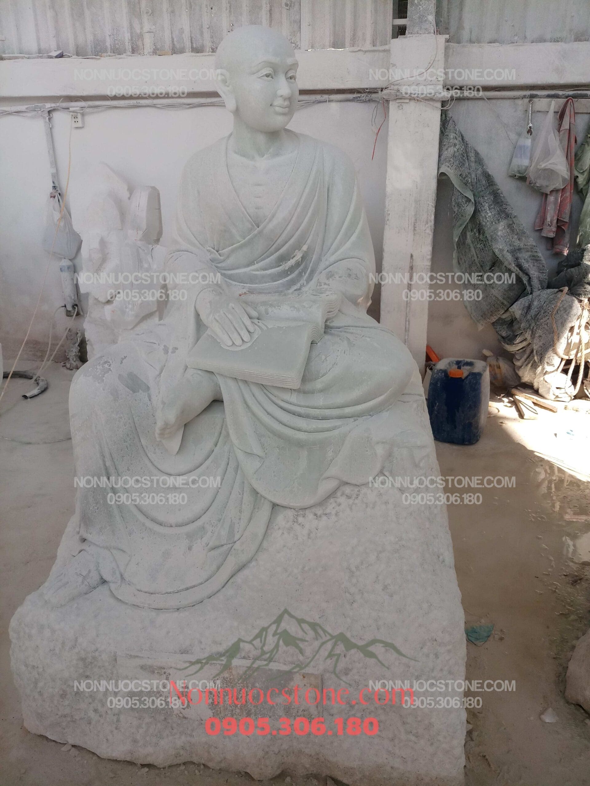 Tượng La Hán Bằng Đá 90 1 Tượng La Hán Bằng Đá 90