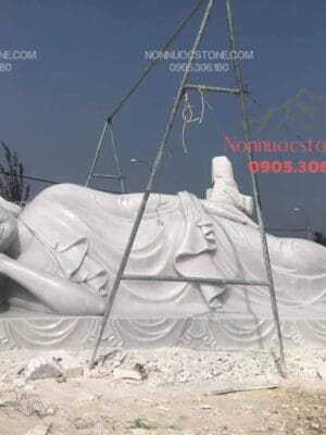 Tượng Phật Niết Bàn Bằng Đá 01