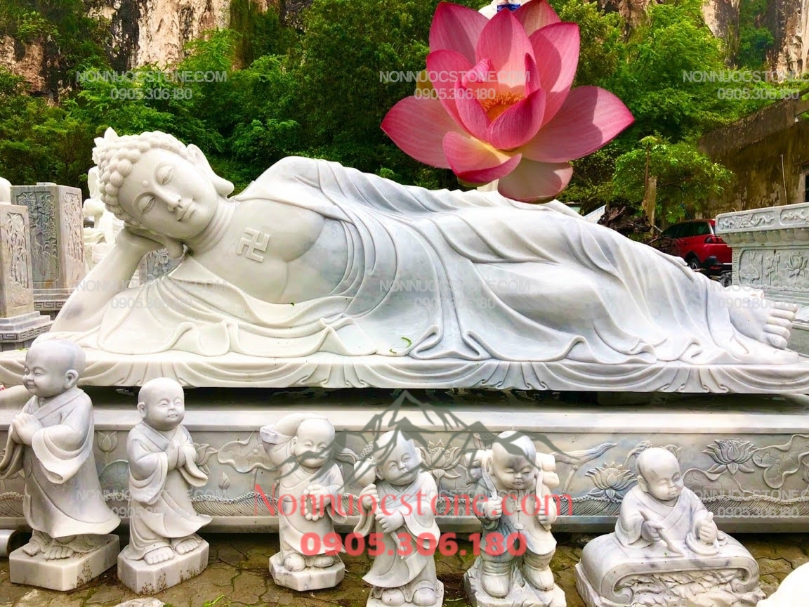 Tượng Phật Niết Bàn Bằng Đá 18 1 Tượng Phật Niết Bàn Bằng Đá 18
