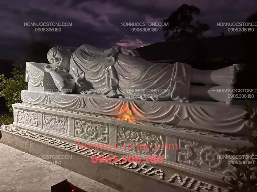Tượng Phật Niết Bàn Bằng Đá 28 1 Tượng Phật Niết Bàn Bằng Đá 28