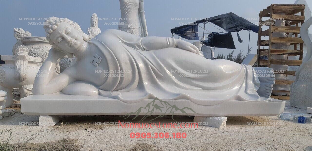 Tượng Phật Niết Bàn Bằng Đá 42 1 Tượng Phật Niết Bàn Bằng Đá 42