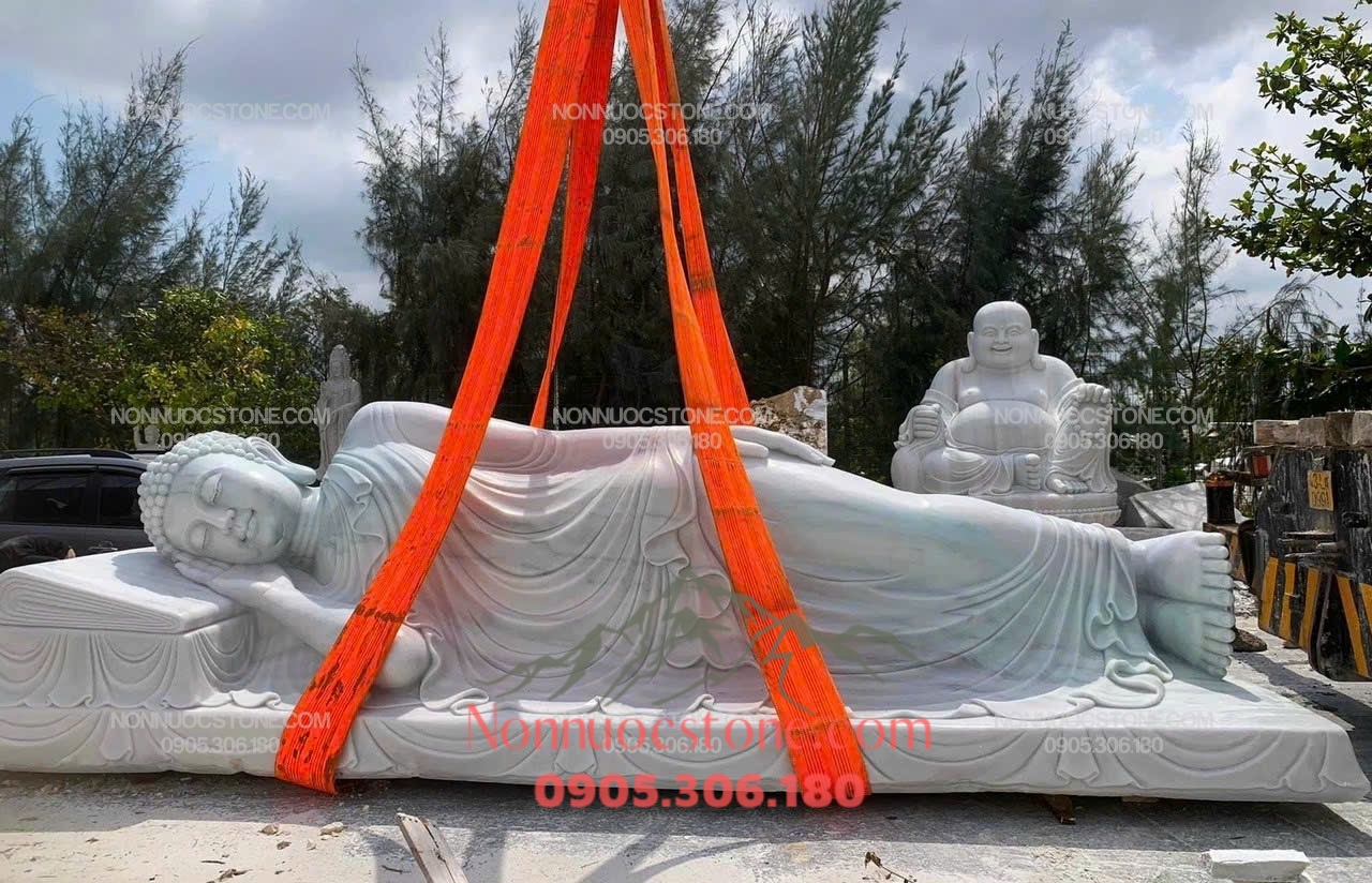 Tượng Phật Niết Bàn Bằng Đá 46 1 Tượng Phật Niết Bàn Bằng Đá 46