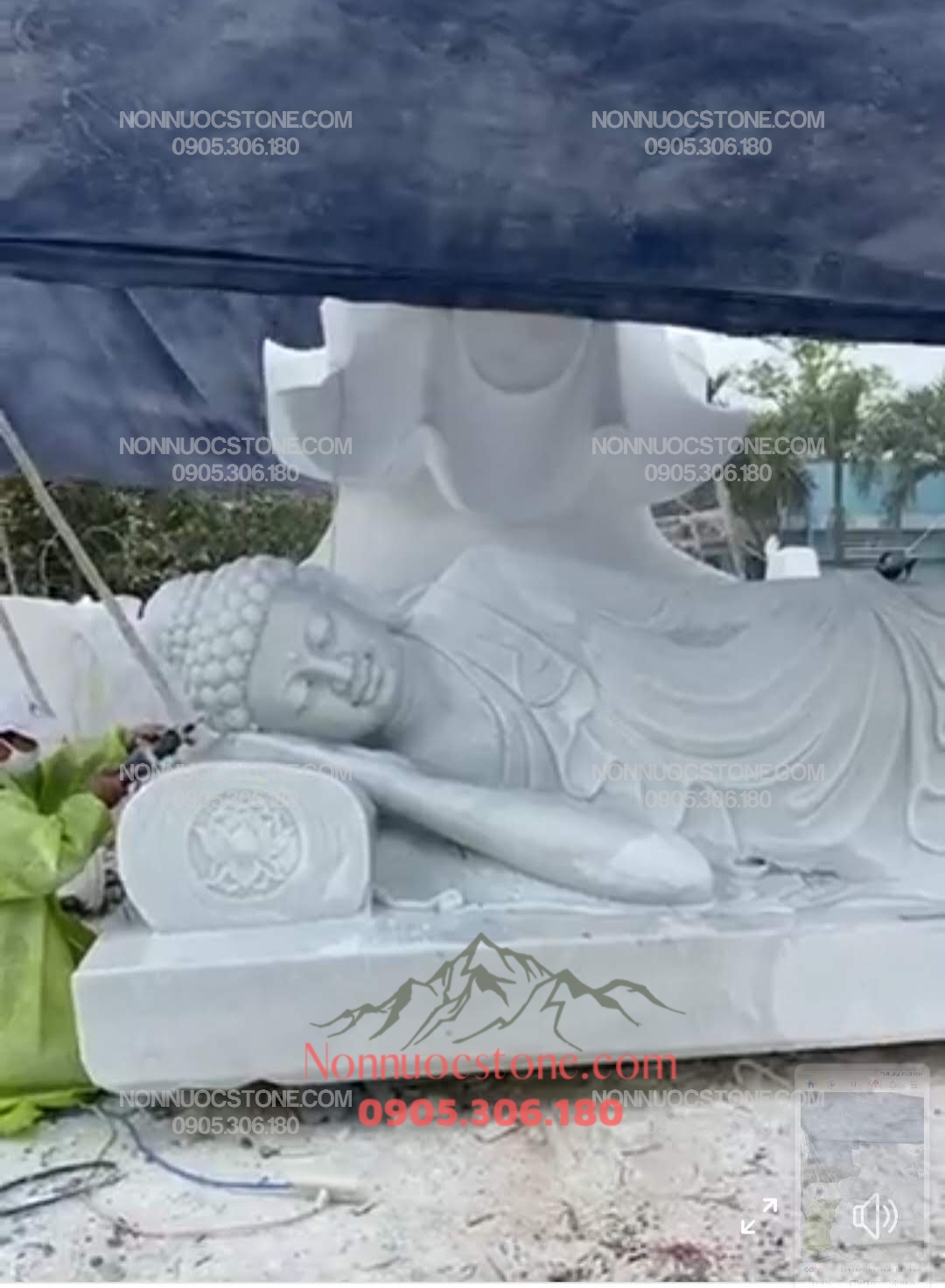 Tượng Phật Niết Bàn Bằng Đá 47 1 Tượng Phật Niết Bàn Bằng Đá 47