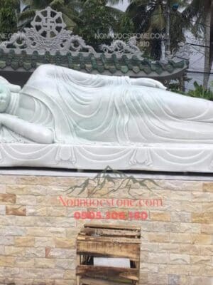 Tượng Phật Niết Bàn Bằng Đá 07