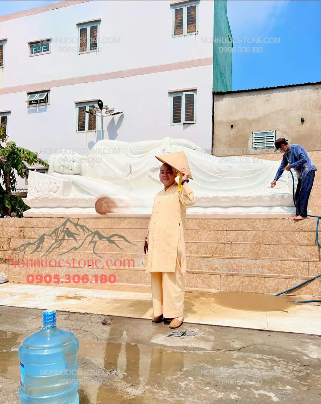 Tượng Phật Niết Bàn Bằng Đá 73 1 Tượng Phật Niết Bàn Bằng Đá 73