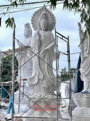 Tượng Phật Quan Âm Bằng Đá 12