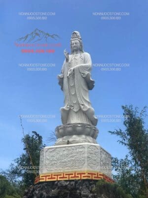 Tượng Phật Quan Âm Bằng Đá 14