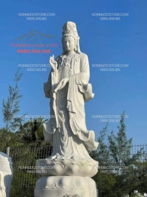 Tượng Phật Quan Âm Bằng Đá 19