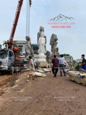 Tượng Phật Quan Âm Bằng Đá 20