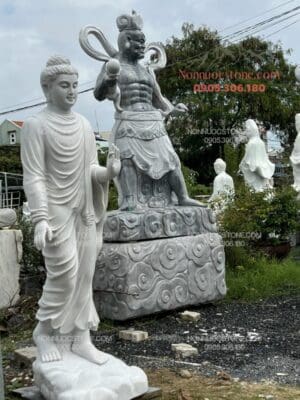 Tượng Phật Thích Ca Ban Phước Bằng Đá 19