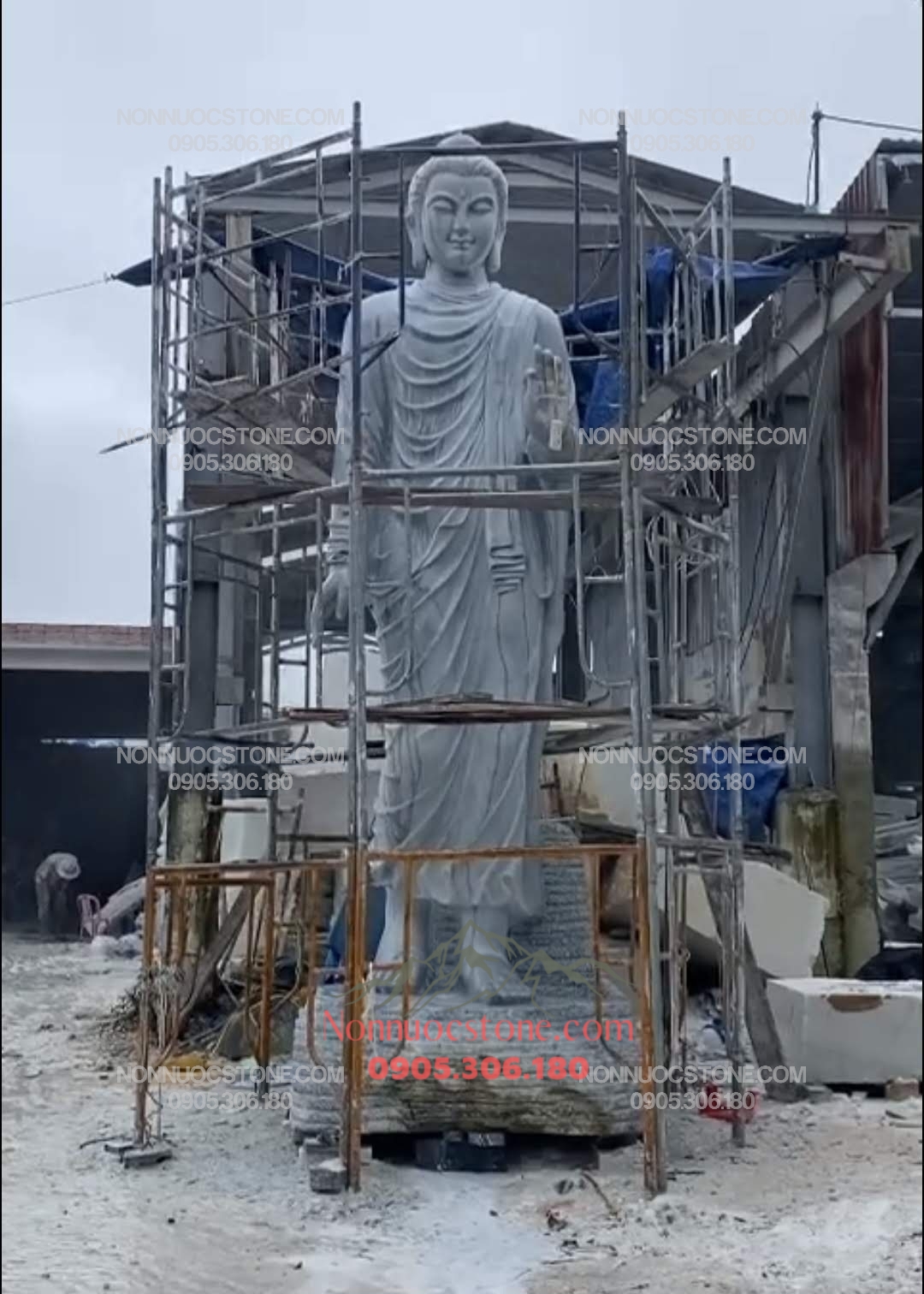 Tượng Phật Thích Ca Ban Phước Bằng Đá 31 1 Tượng Phật Thích Ca Ban Phước Bằng Đá 31