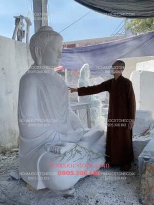 Tượng Phật Thích Ca Bằng Đá 128