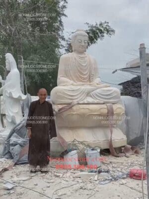 Tượng Phật Thích Ca Bằng Đá 132
