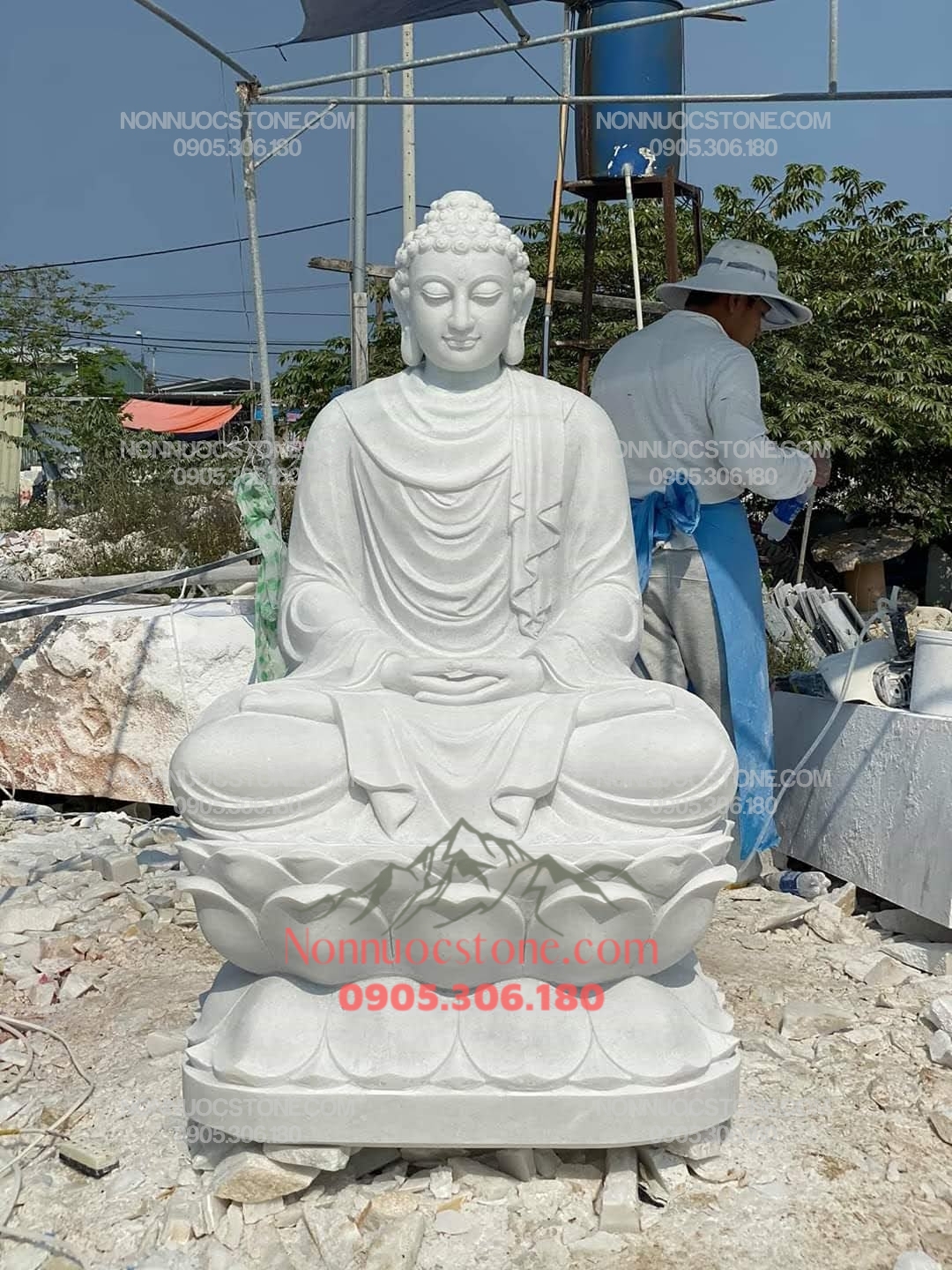Tượng Phật Thích Ca Bằng Đá 55 1 Tượng Phật Thích Ca Bằng Đá 55