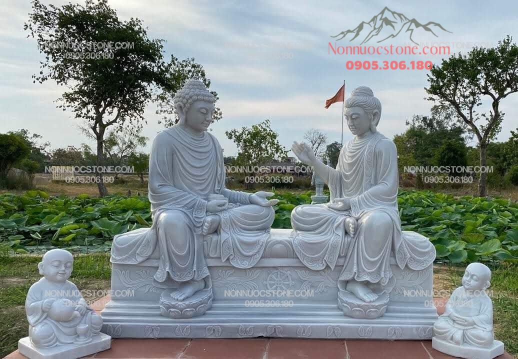 Tượng Phật Thích Ca Đa Bảo Bằng Đá 10 1 Tượng Phật Thích Ca Đa Bảo Bằng Đá 10