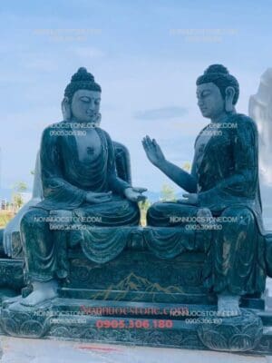Tượng Phật Thích Ca Đa Bảo Bằng Đá 12