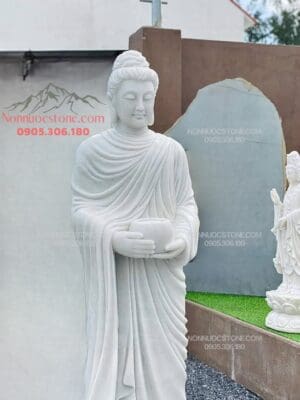 Tượng Phật Thích Ca Khất Thực Bằng Đá 13
