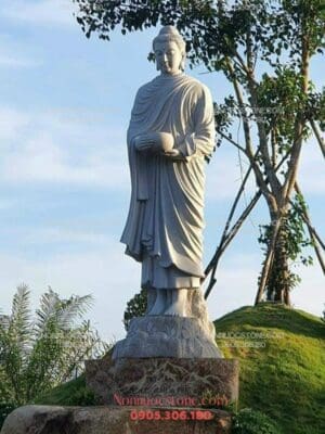 Tượng Phật Thích Ca Khất Thực Bằng Đá 16