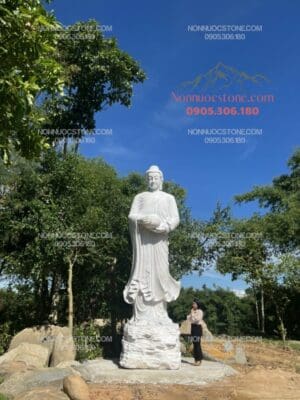Tượng Phật Thích Ca Khất Thực Bằng Đá 05