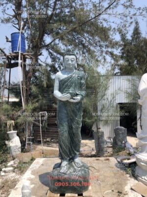 Tượng Phật Thích Ca Khất Thực Bằng Đá 07
