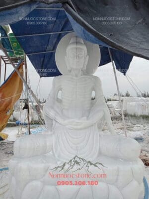 Tượng Phật Thích Ca Khổ Hạnh Bằng Đá 13