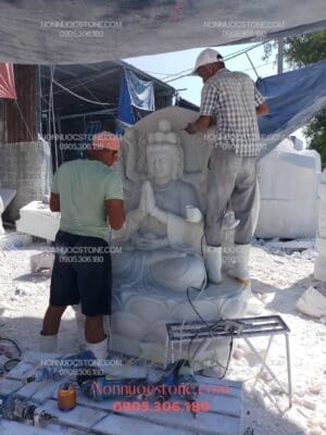 Tượng Thiên Thủ Thiên Nhãn Bằng Đá 11