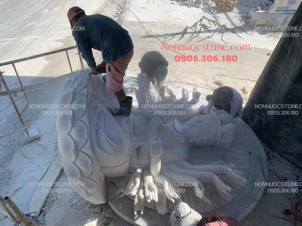Tượng Thiên Thủ Thiên Nhãn Bằng Đá 19 1 Tượng Thiên Thủ Thiên Nhãn Bằng Đá 19