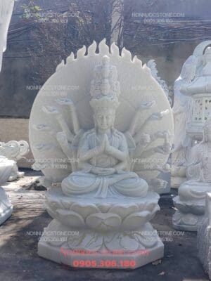 Tượng Thiên Thủ Thiên Nhãn Bằng Đá 02