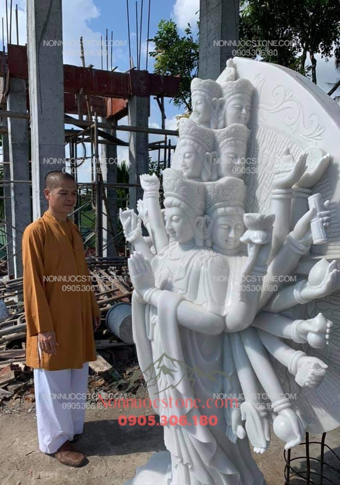 Tượng Thiên Thủ Thiên Nhãn Bằng Đá 44 1 Tượng Thiên Thủ Thiên Nhãn Bằng Đá 44
