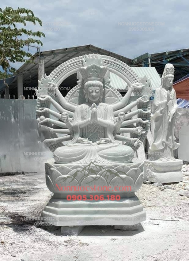 Tượng Thiên Thủ Thiên Nhãn Bằng Đá 84 1 Tượng Thiên Thủ Thiên Nhãn Bằng Đá 84