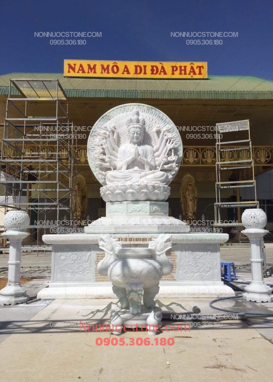 Tượng Thiên Thủ Thiên Nhãn Bằng Đá 09 1 Tượng Thiên Thủ Thiên Nhãn Bằng Đá 09