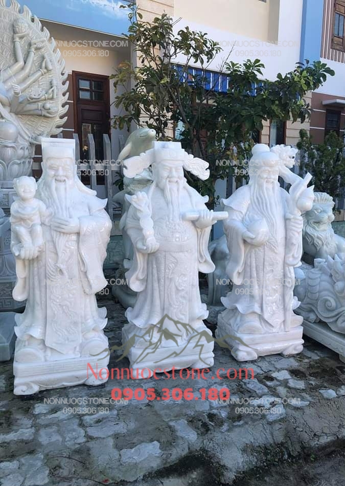 Tượng PhướcLộc Thọ Bằng Đá 07 1 Tượng PhướcLộc Thọ Bằng Đá 07