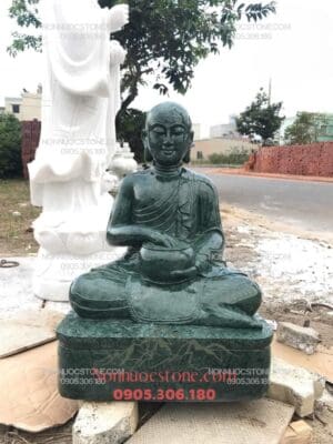 Tượng Phật Sivali Bằng Đá 12