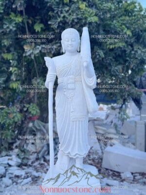 Tượng Phật Sivali Bằng Đá 16