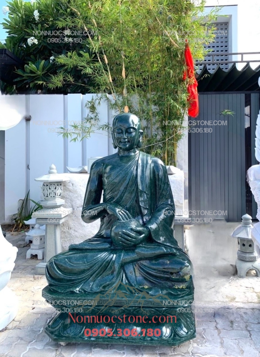 Tượng Phật Sivali Bằng Đá 02 1 Tượng Phật Sivali Bằng Đá 02