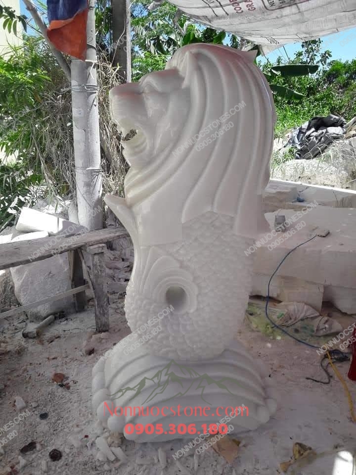 Tượng Sư Tử Biển Bằng Đá 08 1 Tượng Sư Tử Biển Bằng Đá 08